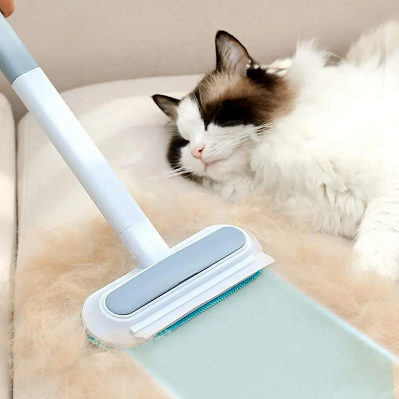Escova Removedora de Pelos Reutilizável Cabo Longo Paw Clean