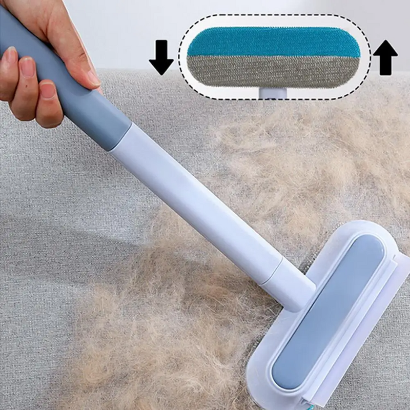 Escova Removedora de Pelos Reutilizável Cabo Longo Paw Clean
